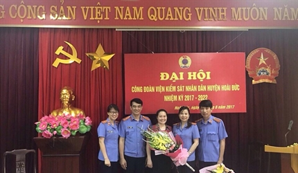 VKSND huyện Hoài Đức tổ chức Đại hội Công đoàn nhiệm kỳ 2017-2022